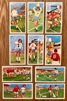 1976 - 10 Vintage FUSSBALL Sammelbilder England