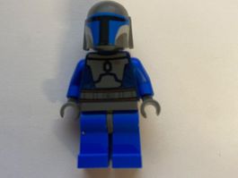 Figurine Lego Star Wars Mandalorian bleu et gris