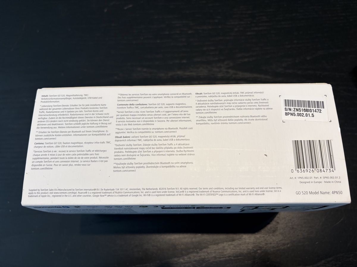Tomtom Navigatori: TomTom GO 520 con Wi-Fi e supporto auto. 59 chars – Usato da Stachen venduto da Isontino 5