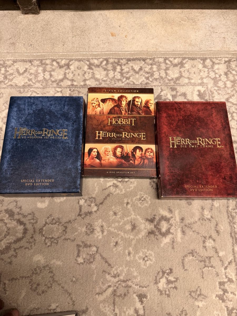 Tutti i DVDs: Herr der Ringe Extended Edition DVD Sammler Box Set – Usato da Root venduto da Kaiteur