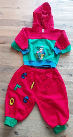 Bunter Kinder Trainingsanzug Gr. 68/74