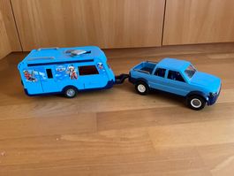 Playmobil Pickup und Wohnwagen 9502