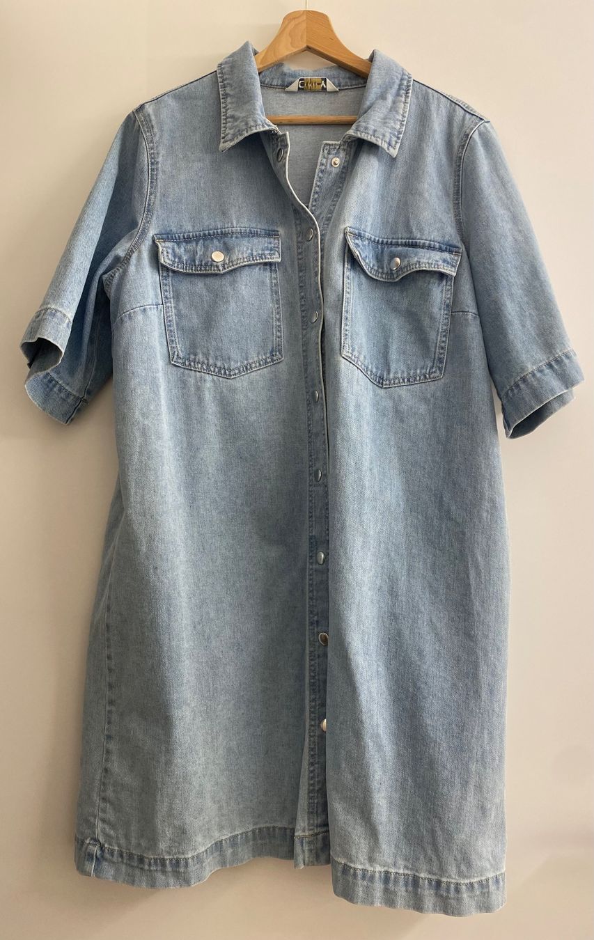 Only Vestiti: ONLY Jeanskleid hellblau Gr. XL – Usato da Pratteln venduto da a23_j2gs