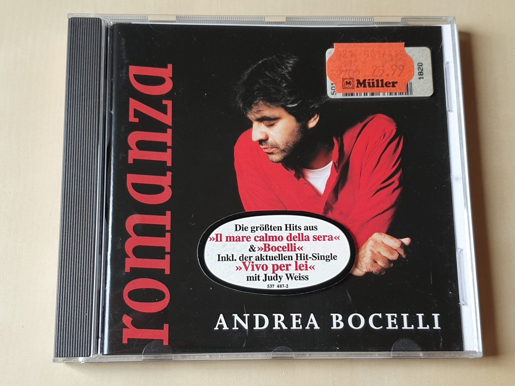 CD: Andrea Bocelli Romanza – Usato da Stansstad venduto da collectorsshop