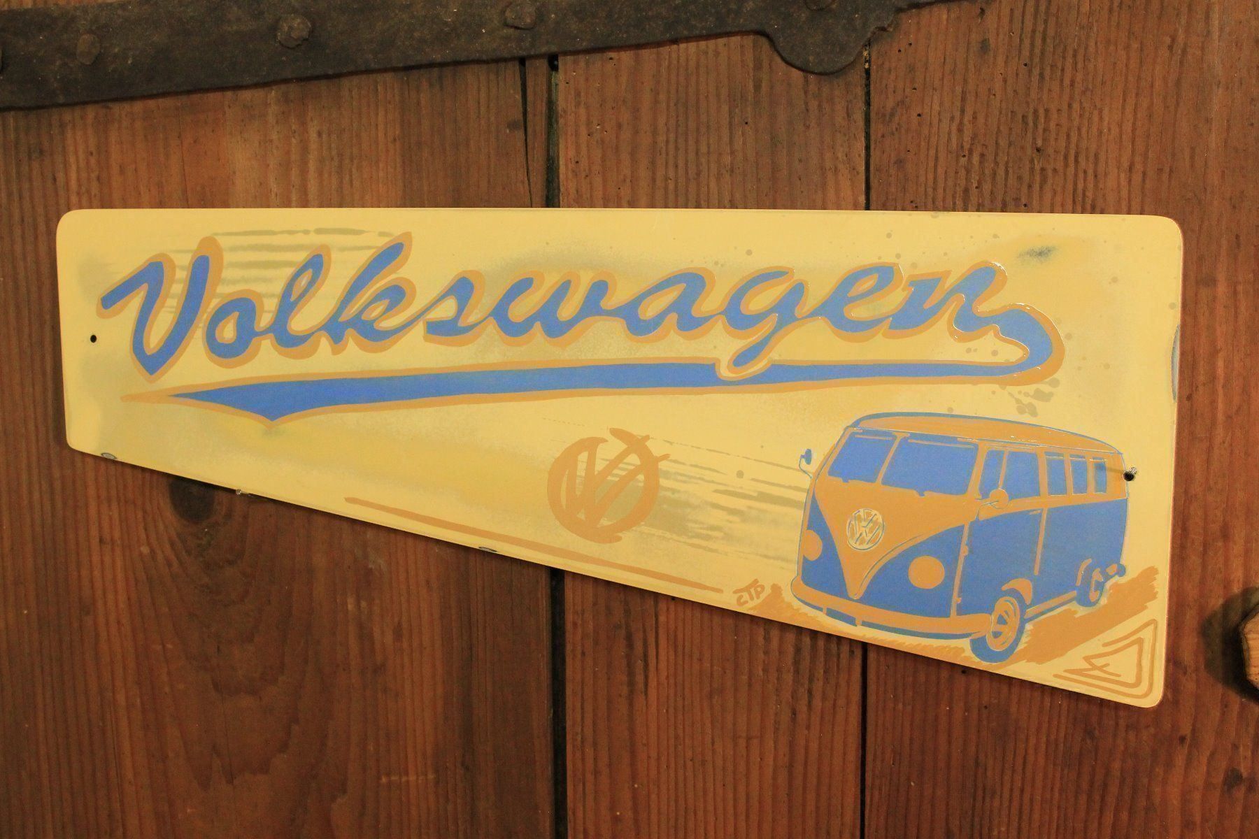 Volkswagen Insegne: VW " Volkswagen Bulli T1 " Blechschild – Nuovo (secondo la descrizione) da Willisau venduto da Pzm81