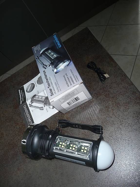 Lampes: Solar-Taschenlampe / Multifunktion – D'occasion à ossingen par franco057 4