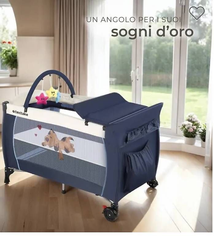 Wiegen & Stubenwagen: Lettino da viaggio Hund blu – Gebraucht aus Gordola von Funghy