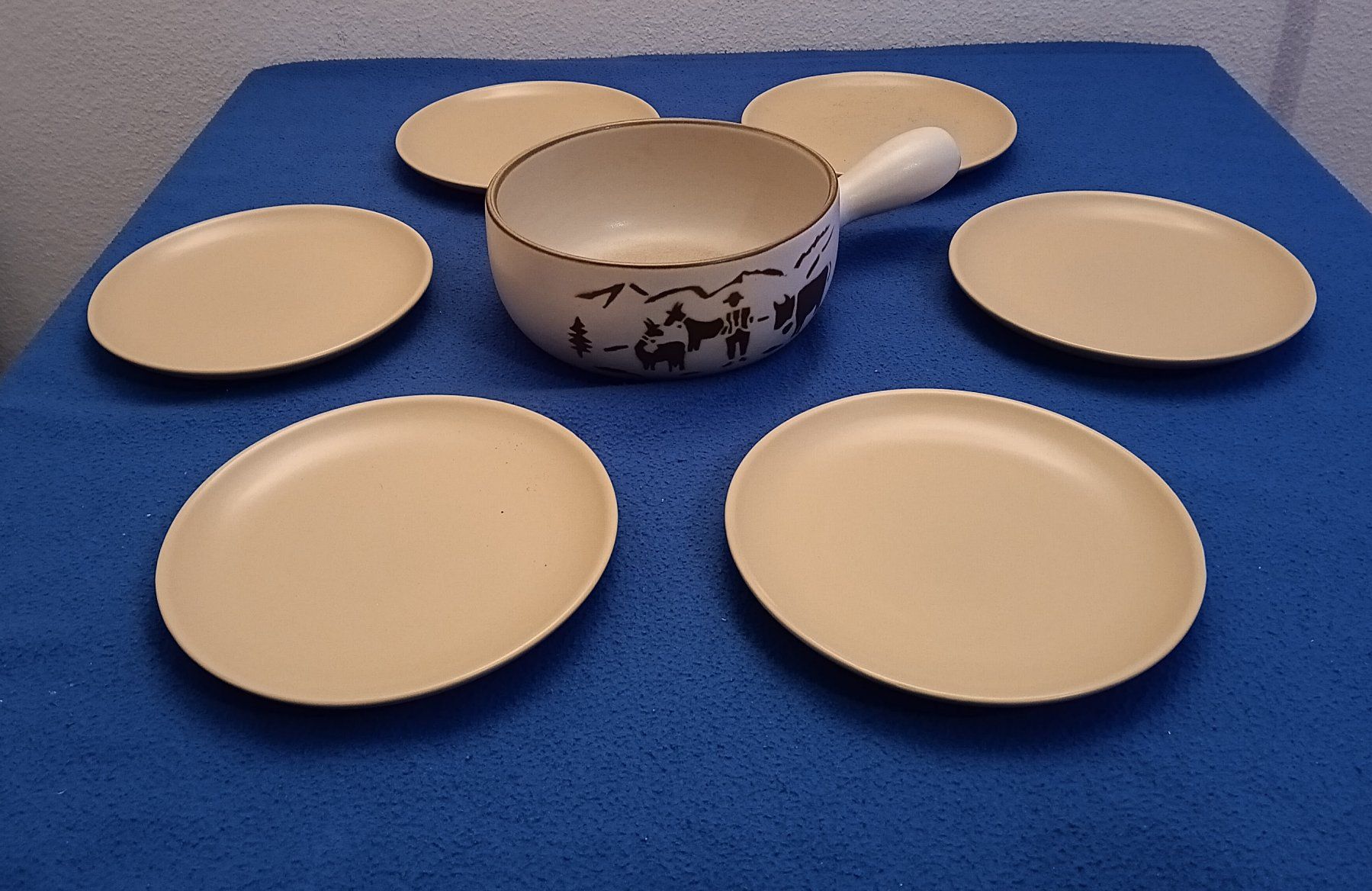 Geschirrsets: FONDUE SET – Gebraucht aus Basel von Mippo131