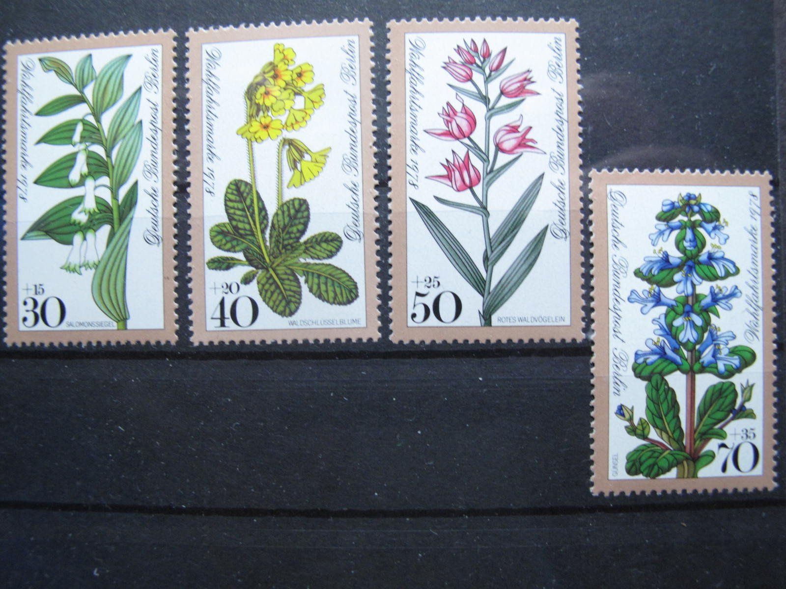 Alle Briefmarken: Berlin 1978 Waldblumen ** – Gebraucht aus Wil SG von fva01