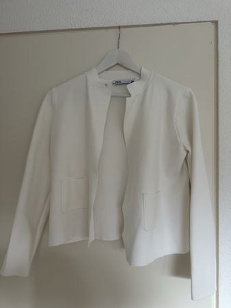 NEU Weisse Jacke Zara M