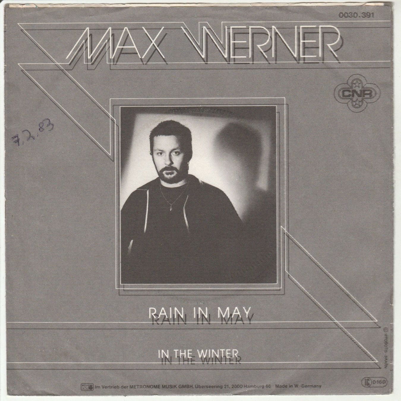 Vinyles: Max Werner - Rain in May 7" Vinyl 1981 – D'occasion à Tübach par JamesStone 1