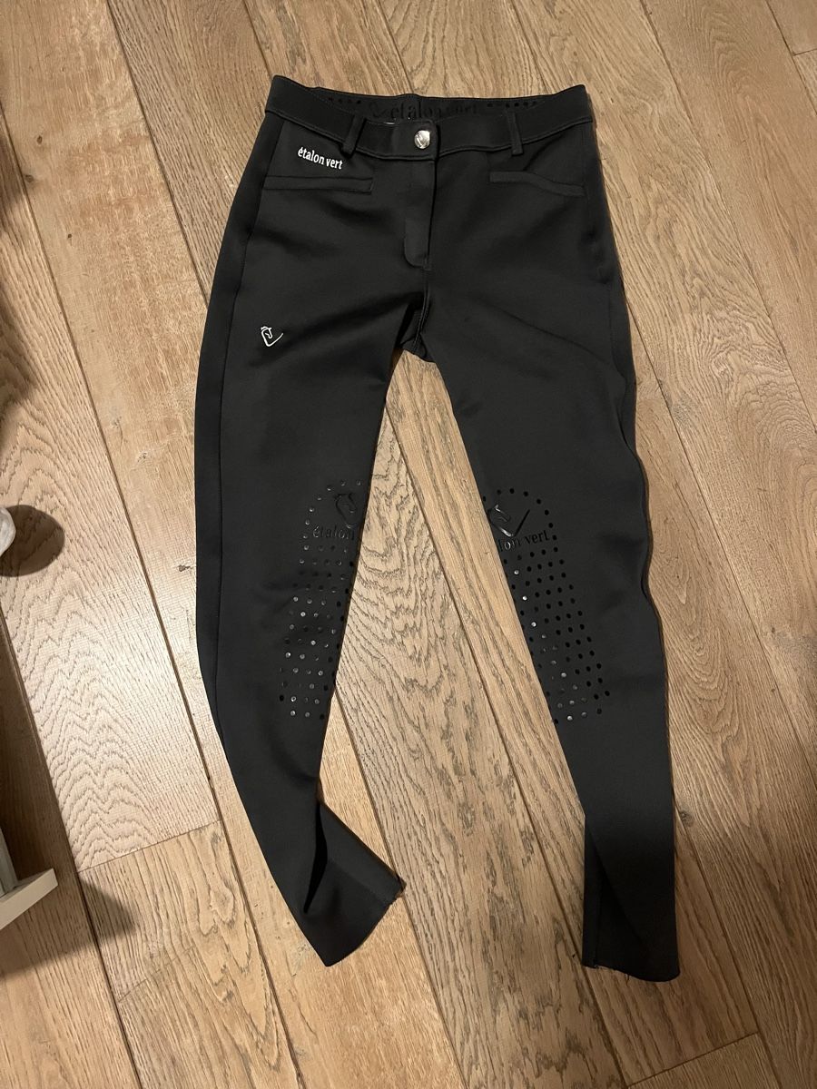 Pantaloni: etalon vert Reithose schwarz 38 – Usato da Au SG venduto da fab_7wnx 1