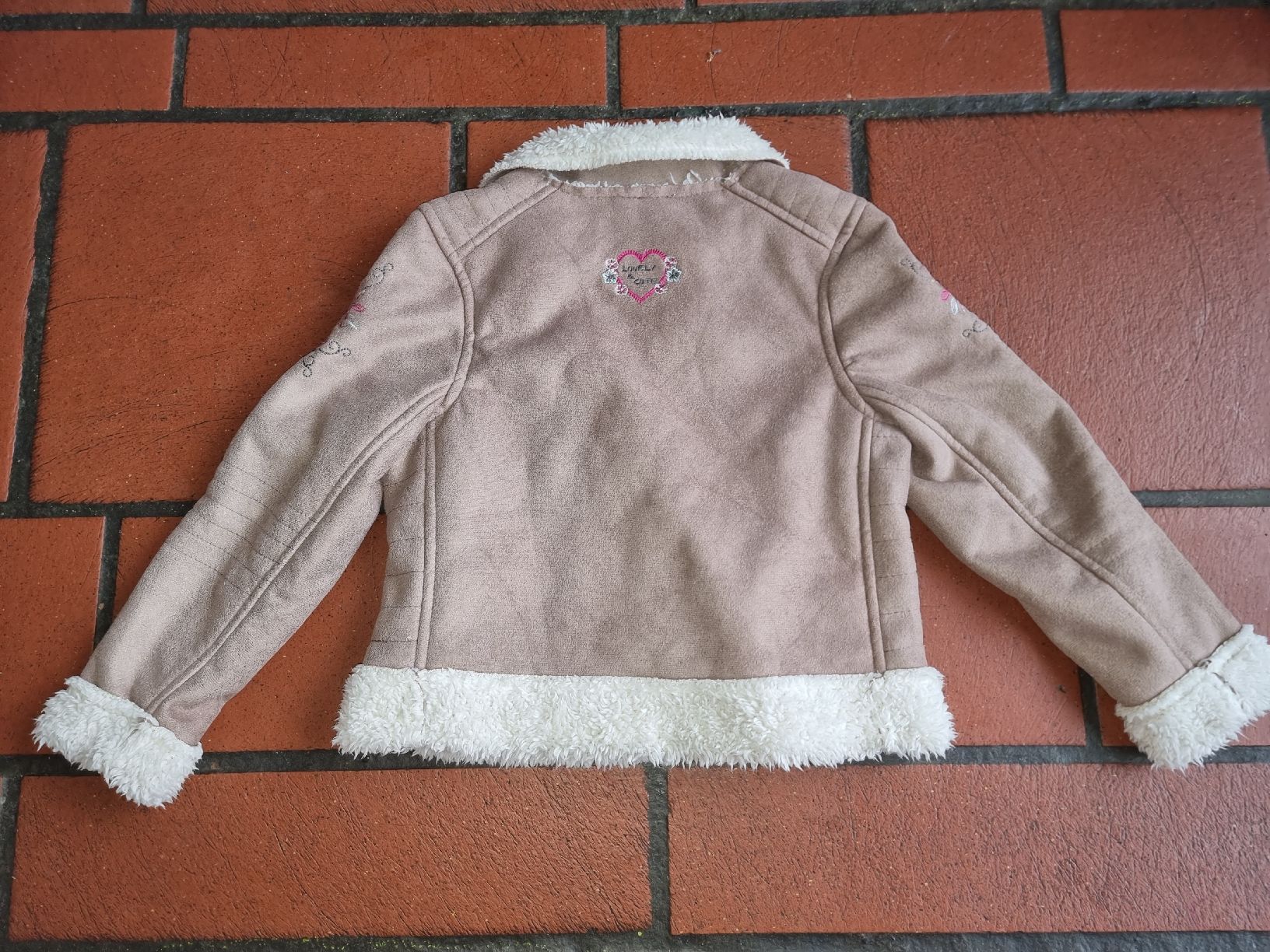 Jacken & Mäntel: Teddy Jacke Mädchen Gr. 104 beige Orchestra Winterjacke – Gebraucht aus Rifferswil von sandra0010 1