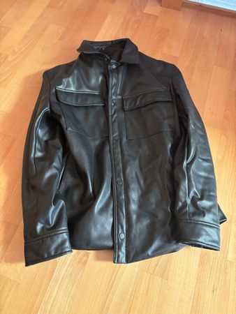 Faux Leather Jacket Zara M