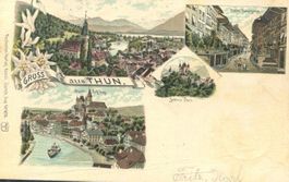 Thun Obere Hauptgasse Litho