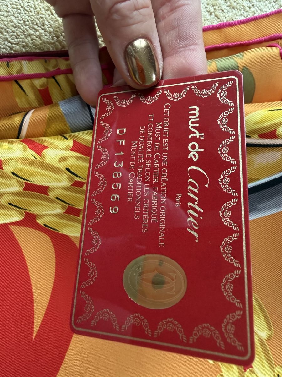 Cartier Foulards, Tücher & Schals: Seidentuch Cartier, new – Neu (gemäss Beschreibung) aus Zumikon von DamenFashionShop 1