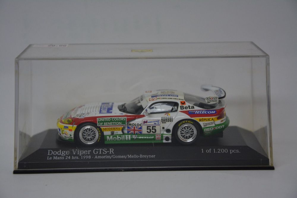 MINICHAMPS Benetton 1 43 Dodge Viper GTS R No. 55 Le Mans 1998 Dodge