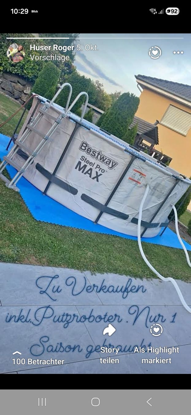 Bestway Piscine: Bestway Steel Pro MAX  – Nuovo (secondo la descrizione) da Frauenfeld venduto da rhu_l57g