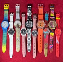 Lot de 10 montres Swatch originales – Collection Vintage – S