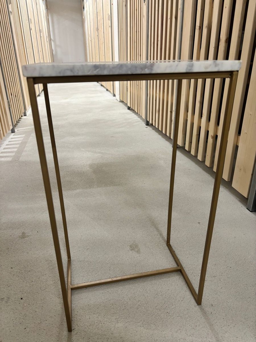 Tische: 2 Marble and gold metal side tables – Gebraucht aus Dübendorf von cpichon 5