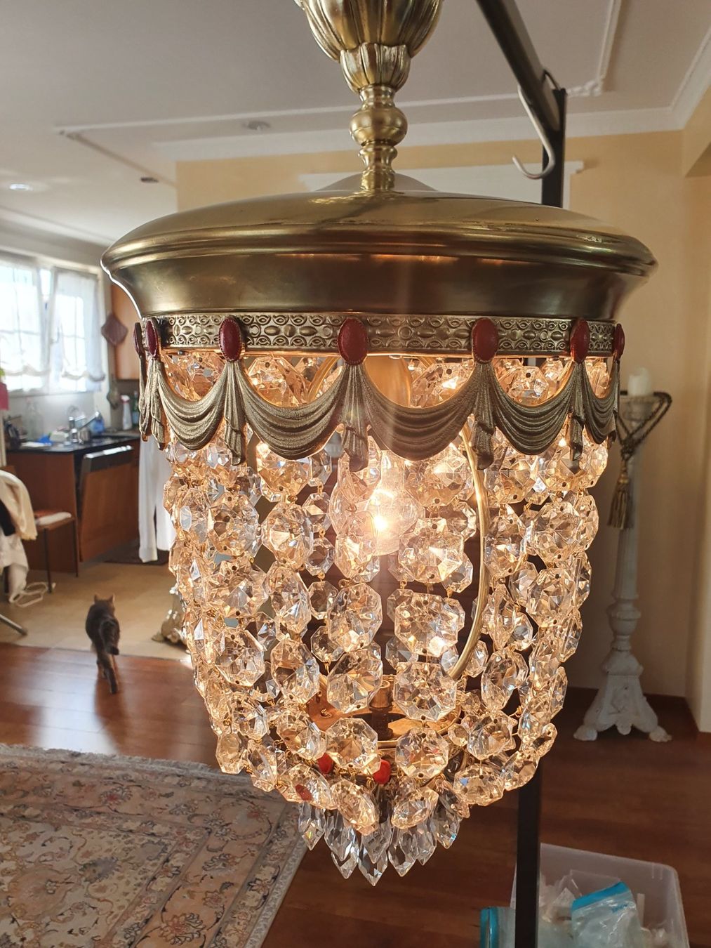 Lampade: Sehr schöne alte Jugendstillampe – Usato da Utzenstorf venduto da Filetto