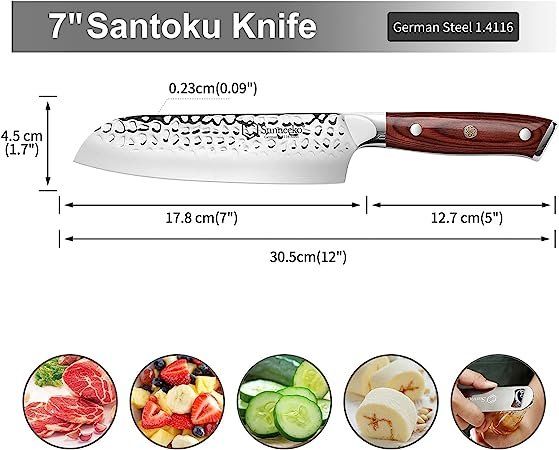 Küchenmesser: Santoku Messer, Kochmesser, Klingenlänge 18cm. – Neu und originalverpackt aus Oberentfelden von ase_sk8n 4