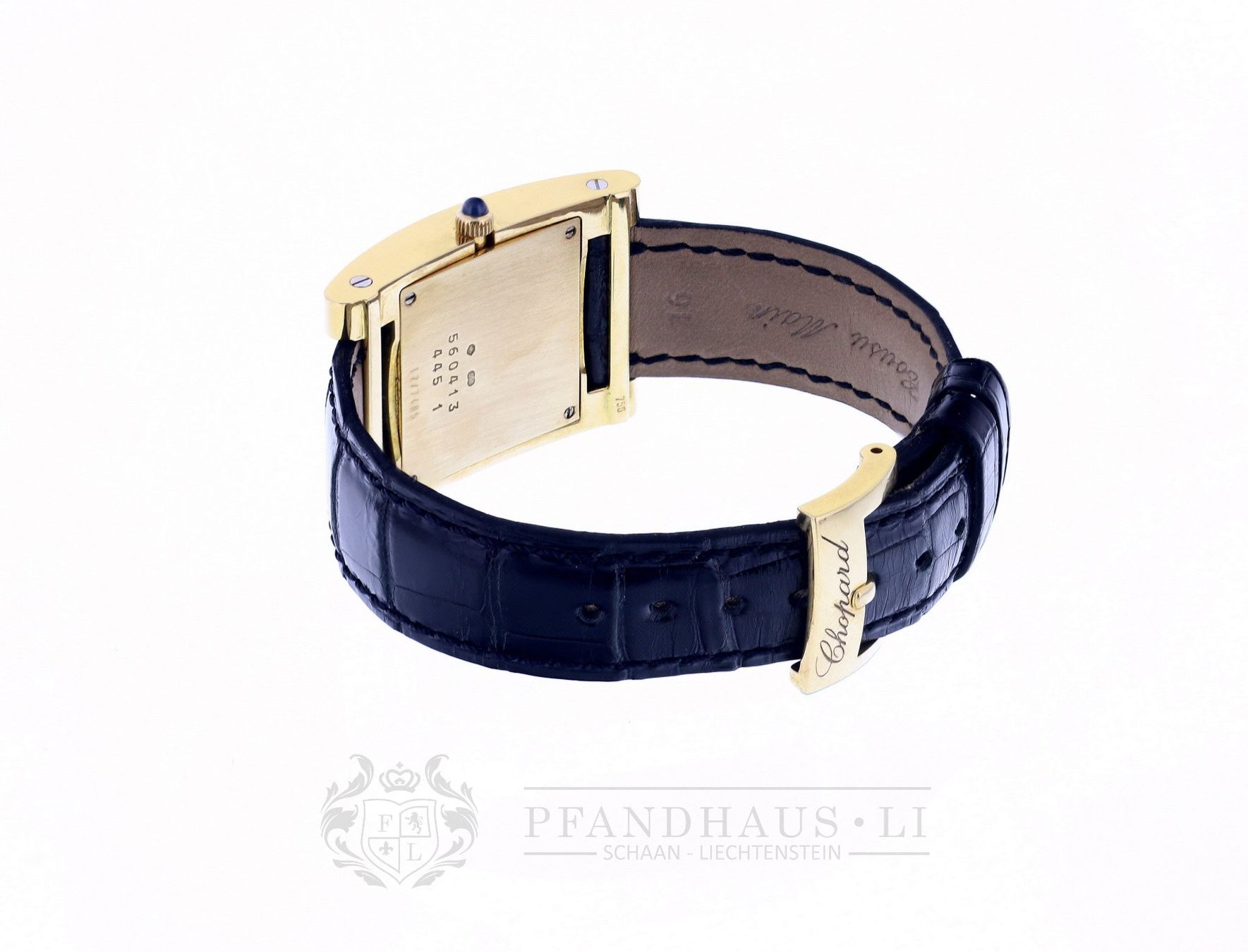 Chopard Uhren: CHOPARD TANK CLASSIC REF 12/705 18 KARAT GOLD – Gebraucht aus Schaan von Pfandhaus-LI 4