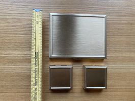 3er Set Schmuckdosen / Pillendosen / Zigarettenetui