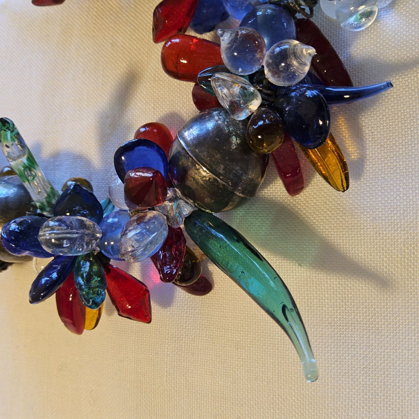 Catenine: Rare antike Glas Kette Collier ca 1940 – Usato da Zürich venduto da helsan 3