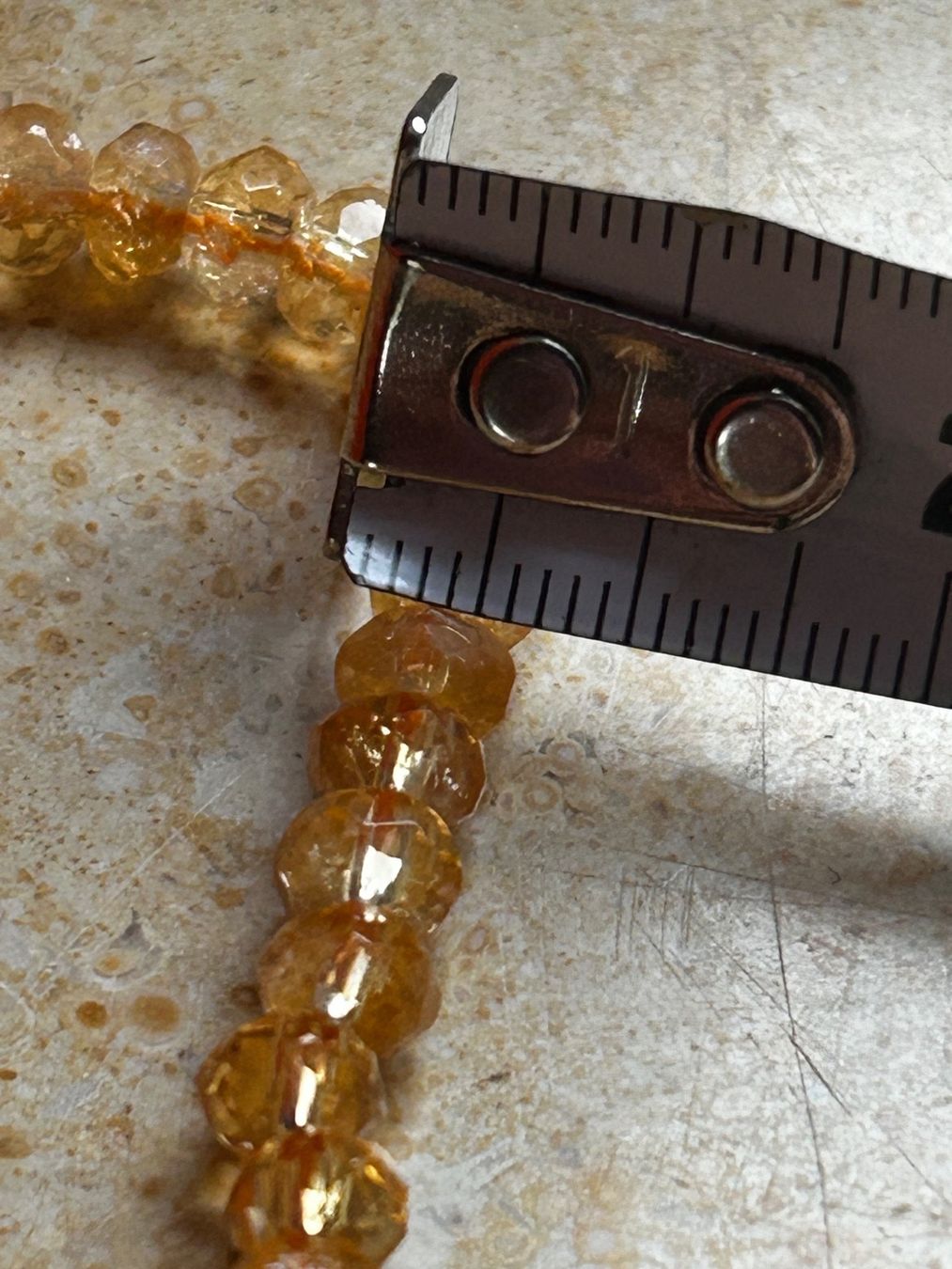 Catenine: Halskette TURMALIN orange Goldverschluss – Nuovo (secondo la descrizione) da Dittingen venduto da Bijoubelle 9