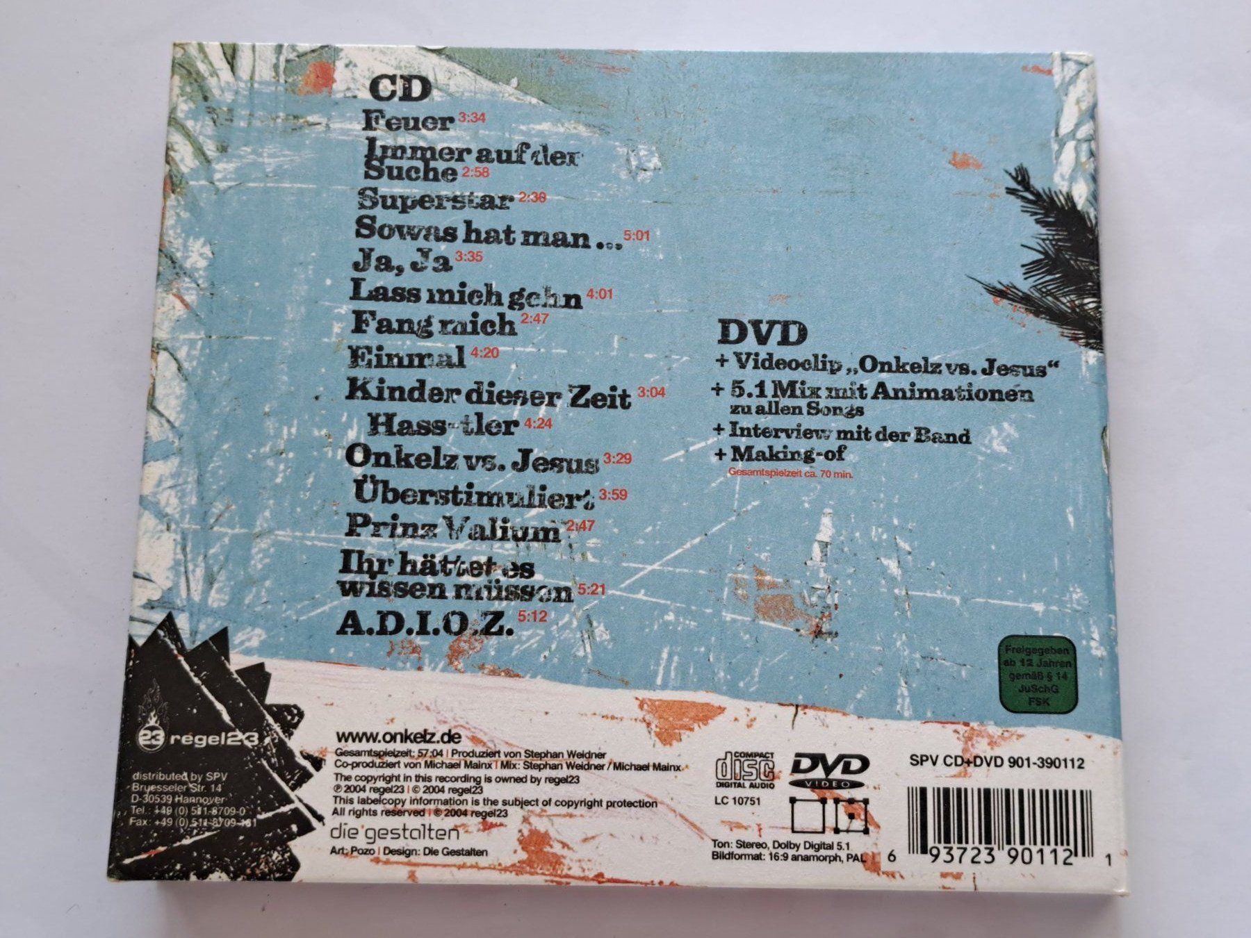 CDs: CD Böhse Onkelz – Adios – Gebraucht aus Pully von bro_n52j 1