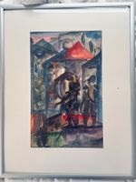 Original Aquarell „Basler Fasnacht“ – Romolo Esposito