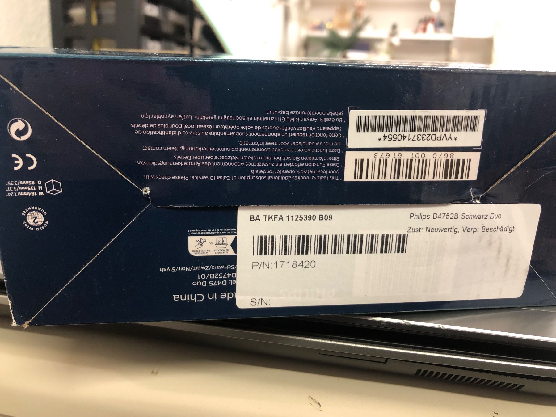 Philips Telefoni: Philips D475 Duo Schnurlostelefon Set – Nuovo e nell'imballaggio originale da Pratteln venduto da Dollshop 2