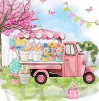 Serviette easter floral market (1587) 2Stk.