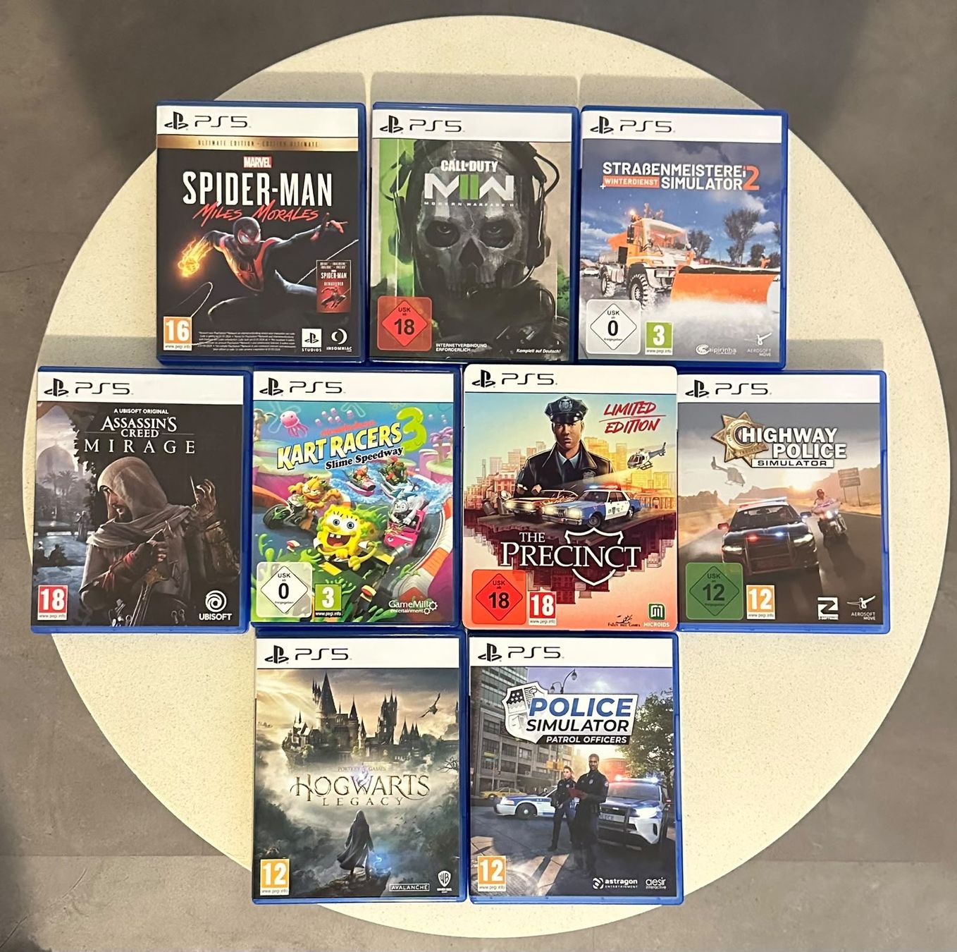 Sony Spiele: Playstation 5 PS5 9 Spiele  – Gebraucht aus Tägerwilen von 20111991