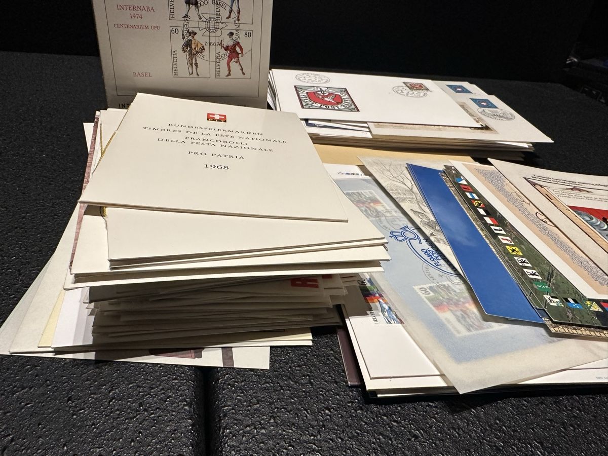 Alle Briefmarken: Sammlung Sonderbriefe, FDC, Karten Schweiz – Gebraucht aus Stettfurt von 2442 9