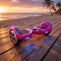 Pinkes Hoverboard mit LED, Neu