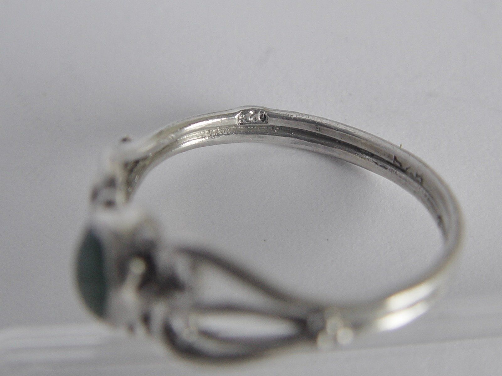 Ringe: Vintage Silber Ring mit Aventurin – Gebraucht aus Henggart von gernli 3