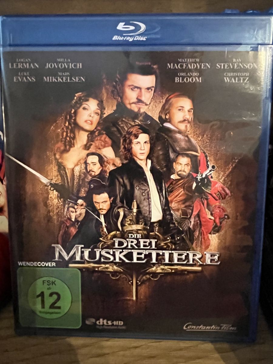 Tutti i DVDs: Die drei Musketiere Blu-ray  – Usato da Au ZH venduto da Blur.ay
