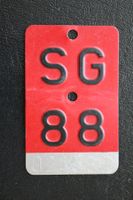Velonummer SG 88