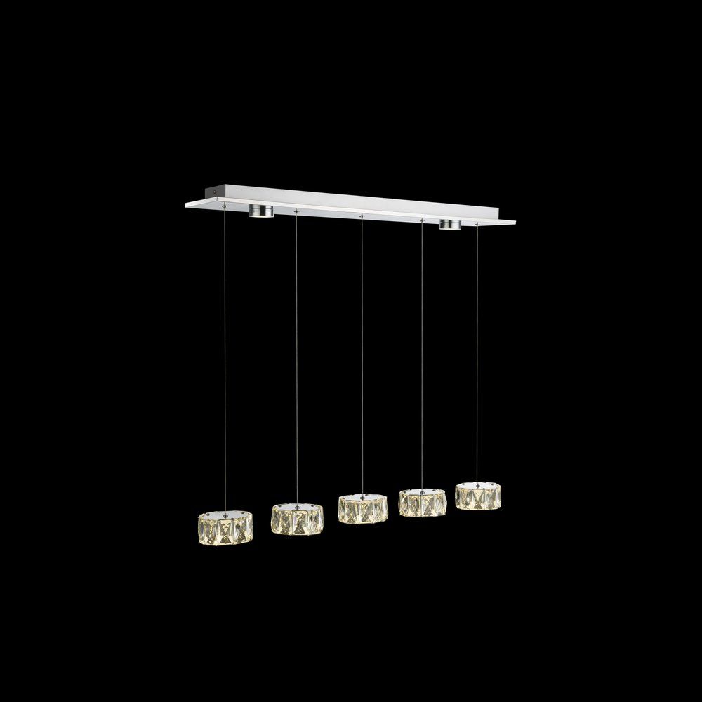 Lampadari & plafoniere: LED Pendelleuchte, Chrom, 82 cm x 16 cm – Nuovo (secondo la descrizione) da Kreuzlingen venduto da Smart-Light 9
