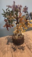 Bonsai Edelsteinbaum 7 Chakren farbig 20cm neuwertig