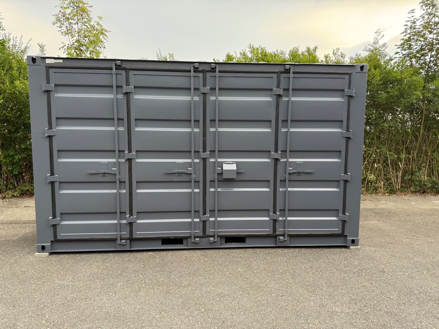 Contenitori edile: 15 Fuss Lagercontainer, Container in grau, open side – Nuovo e nell'imballaggio originale da grosswangen venduto da Poliniman0