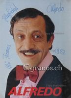 Alfredo (1919-2010) Komiker, Clown - Autogramm