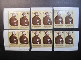 DDR 1982 Martin Luther aus Kleinbogen 2er **
