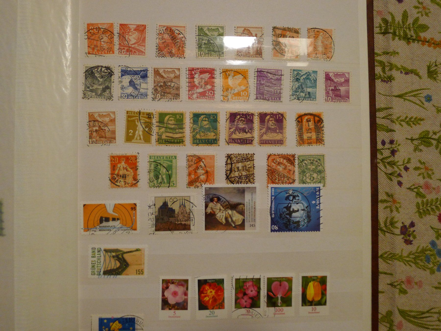 Tous les timbres: Briefmarkenalbum vorwiegend CH – D'occasion à Dagmersellen par Zwitschzwitsch 5
