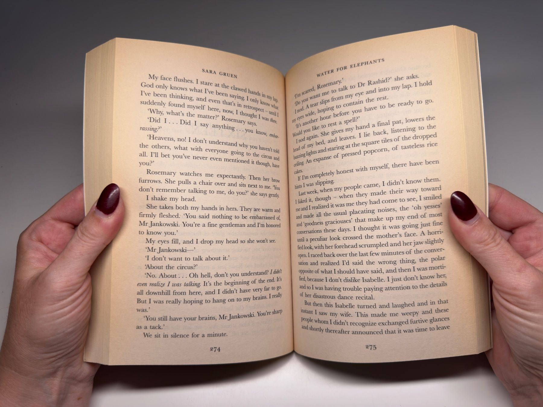 Bücher: NOVEL: Sara Gruen, Water for elephants – Gebraucht aus Grosswangen von English_books 5