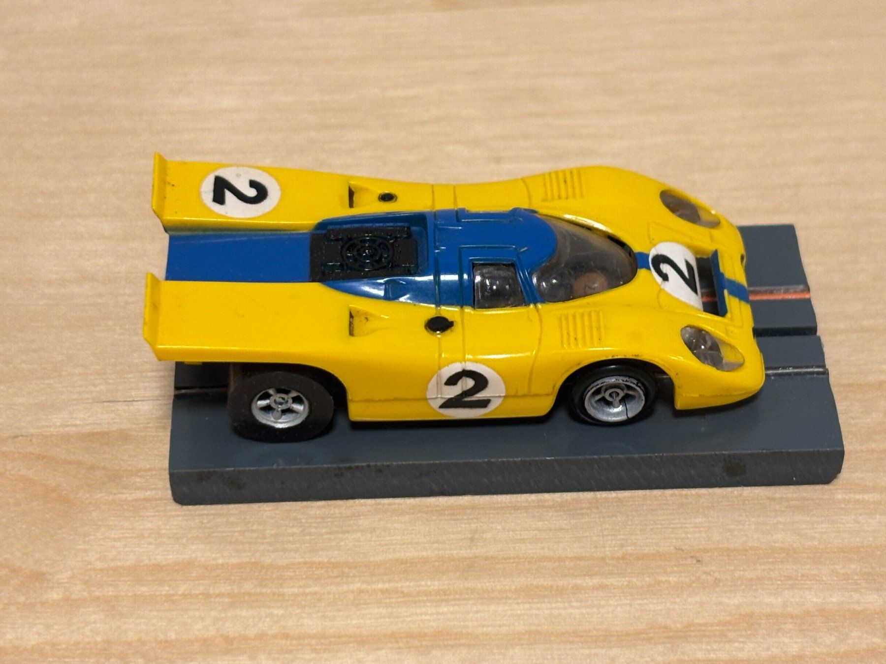 Faller Piste: Faller/Aurora AFX Porsche 917K #2 gelb/blau – Usato da Bülach venduto da h0slotch 5