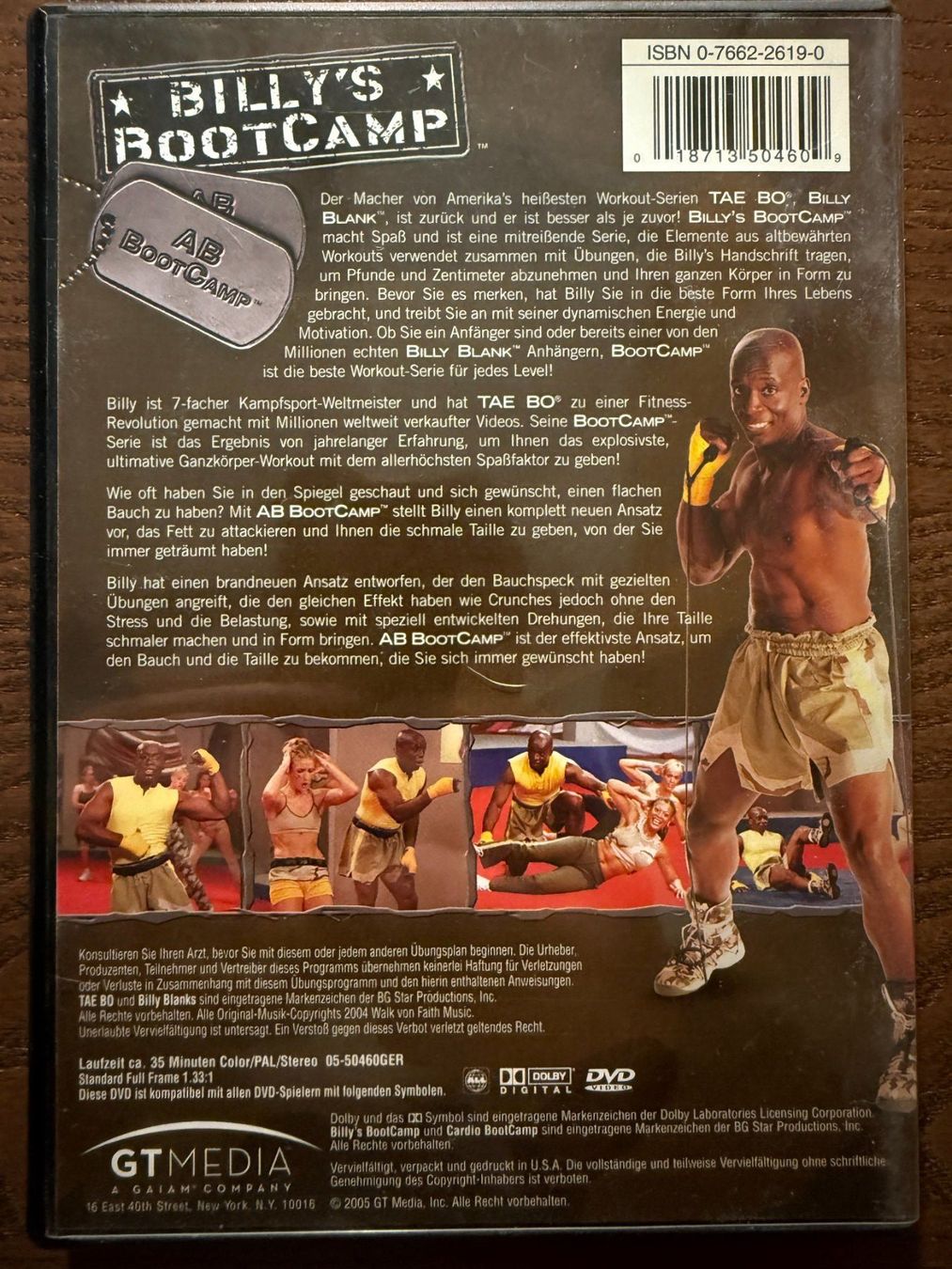 Tutti i DVDs: Billys BootCamp - AB BootCamp – Usato da Zürich venduto da FilmFreunde 1