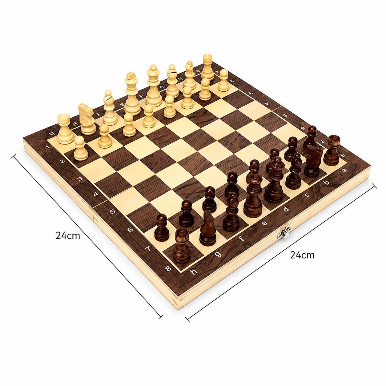 Giochi: Schönes magnetisches Holzschachbrett – Nuovo e nell'imballaggio originale da Frauenfeld venduto da Sitterdorf1
